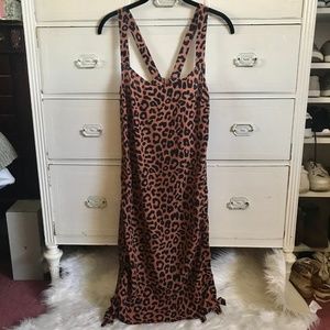 Lovers + Friends / Tina Mini Dress-Bold Cheetah/SZ XS
